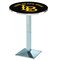 Holland Bar Stool Co 36" Chrome Long Beach State University Pub Table L217C3628LBStUn - alternate 1